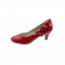 Pantofi eleganti cu toc pentru fete MRS M1291-RO, Rosu