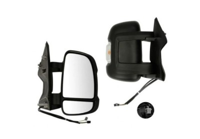 Oglinda exterioara Peugeot Boxer (250), Citroen Jumper (250), Fiat Ducato (250), 09.2006-08.2014, Dreapta, reglare electrica; carcasa neagra; incalzi foto