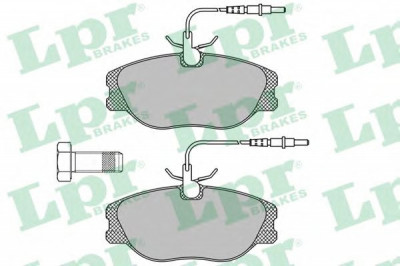 Set placute frana,frana disc PEUGEOT EXPERT platou / sasiu (223) (1995 - 2016) LPR 05P498 foto