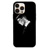 Husa compatibila cu Apple iPhone 15 Pro Max model Thomas Shelby, Silicon, TPU, Viceversa, Transparent, Carcasa