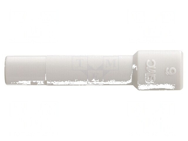 Obturator polipropilenă albă 45,5mm &Oslash;12mm