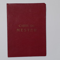 Carte De Mester Mecanic Masini Cu Explozie - Piatra Neamt 1938 foto