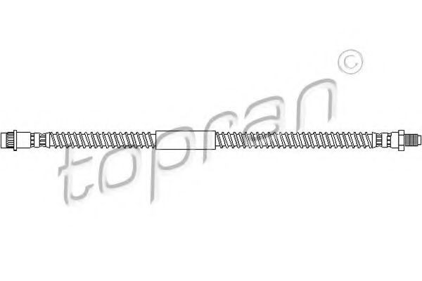 Conducta / cablu frana RENAULT MASTER II bus (JD) (1998 - 2010) TOPRAN 207 091