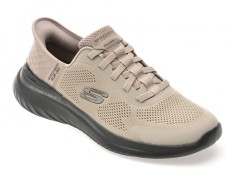 Pantofi sport SKECHERS gri, BOUNDER 2.0, din material textil