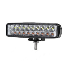 18 Led DRL, lumina de zi, lumina de lucru,Alb,Ambra,intermitente,lumina offroad, ATV, 54w 12/24V