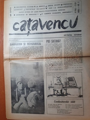 ziarul catavencu anul 1, nr, 2 foto