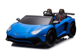 Cumpara ieftin Masinuta electrica pentru copii 3-15 ani, Lamborghini Aventador SV 300W 24V Premium, culoare Albastra