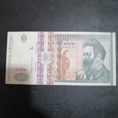 Bancnota CINCI SUTE LEI - 500 Lei - Decembrie 1992, circulata