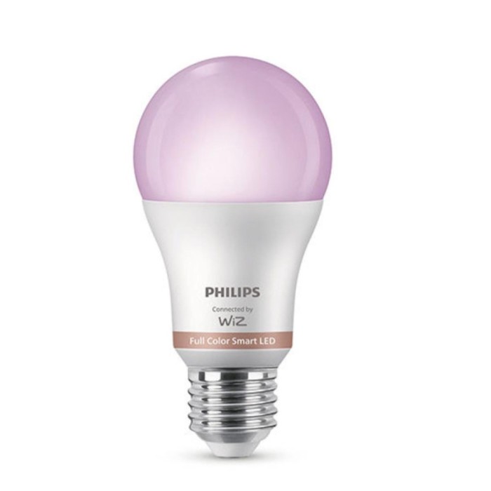 Bec inteligent LED Philips A60, Wi-Fi, E27, RGB, dimabil