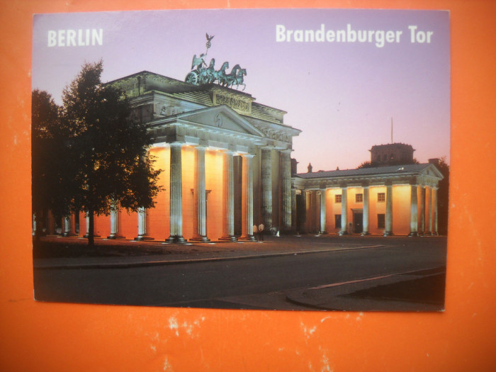 HOPCT 64775 POARTA BRANDENBURG BERLIN - GERMANIA -STAMPILOGRAFIE-CIRCULATA