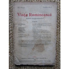 VIATA ROMANEASCA 1923 ANUL XV DECEMBRIE NR 12