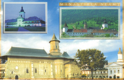 Carte postala CP NT045 - Manastirea Neamt - necirculata foto