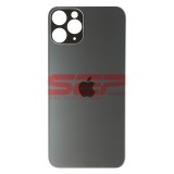 Capac Baterie Compatibil iPhone 11 Pro, Gri, Bulk, Decupaj Camera Mare