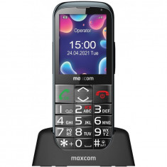 Telefon mobil Maxcom MM724, stand incarcare, 4G, Black