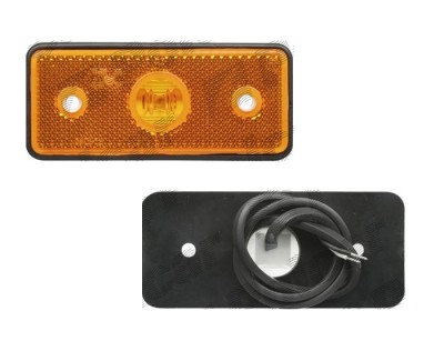 Lampa gabarit MERCEDES SPRINTER, 1995-2007; VW LT II, 1996-2005, partea stanga=dreapta, EU, cu cablu; dreptunghiular; montare surub cu spatiu 72mm, L foto