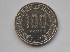 100 FRANCS 1971 REPUBLICA FEDERALA CAMERUN