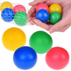 Mingi colorate minge &icirc;n plasă 4 bucăți SP0775