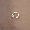 Piercing Potcoava Titan cu Sageti Mari