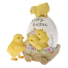 Figurina din rasina Happy Easter 12 x 14 cm foto