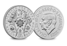 Marea Britanie - 2025 Queen Mother - BU &pound;5 in Capsula - Royal Mint