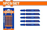 WADFOW - SET LAME FIERASTRAU PENDULAR PENTRU METAL 50MM 12TPI - 5 BUC PowerTool TopQuality