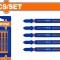 WADFOW - SET LAME FIERASTRAU PENDULAR PENTRU METAL 50MM 12TPI - 5 BUC PowerTool TopQuality