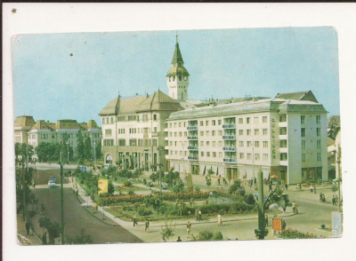 Carte Postala veche - Targu Mures, Piata trandafirilor, Circulata 1965 foto