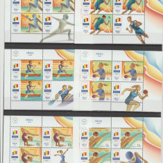 ROMANIA 2024 PARIS 2024 minicoli cu 5 timbre + 1 vinieta LP.2477mc MNH