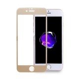 Folie Sticla 5D Full Glue Gold pentru iPhone 6, Protectie Ecran Premium