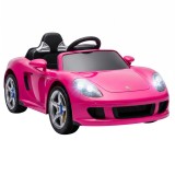 AIYAPLAY Mașină electrică pentru copii Porsche 12V cu acumulator litiu, telecomandă, 2 motoare, pornire bl&acirc;ndă, suspensie spate | Aosom Romania