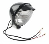 Far LED Motocicletă NEGRU Auxiliar Proiector Ceață LED 12V Universal - Stil Custom Chopper, Compatibil Harley, Honda, Suzuki, Yamaha, Kawasaki etc LED