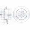DELPHI BG3691 Disc frana