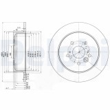 DELPHI BG3691 Disc frana