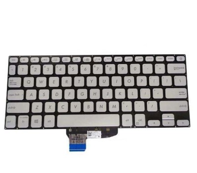 Tastatura Laptop, Asus, VivoBook S14 S430, S430F, S430FA, S430FN, S430U, S430UA, X430, X430F, X430FA, X430FN, X430U, X430UA, argintie US foto