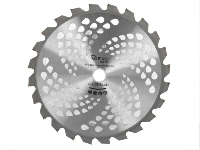Disc pentru motocoasa 255x25,4mmx24T, Geko G78180 foto