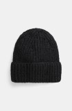 Answear Lab caciula culoarea negru, din tricot gros