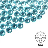 Pietre decorative pentru unghii - MIX - turcoaz, 50buc, INGINAILS