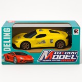 Masinuta Sport cu Telecomanda R C , Model Racing Car, Culoare Galbena