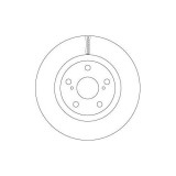 Set disc frana Toyota Avalon Sedan ( X3) 01.05-11.12, Avalon Sedan ( X4) 09.12-03.18, Camry Saloon ( V5) 09.11-02.19, Camry Sedan ( V4) 01.06-12.14,