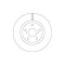 Set disc frana Toyota Avalon Sedan ( X3) 01.05-11.12, Avalon Sedan ( X4) 09.12-03.18, Camry Saloon ( V5) 09.11-02.19, Camry Sedan ( V4) 01.06-12.14,