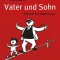Vater und Sohn (Iris-LEINEN mit Schmuckpr&auml;gung)