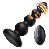 Stimulator prostata Beads Vibe Negru