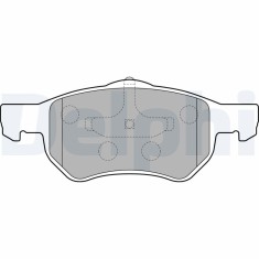 DELPHI LP1818 set placute frana,frana disc