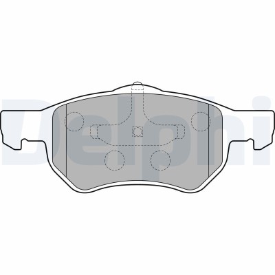 DELPHI LP1818 set placute frana,frana disc foto