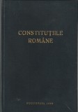 ION MURARU - CONSTITUTIILE ROMANIEI ( TEXTE, NOTE, PREZENTARE COMPARATIVA )