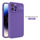 Husa cross compatibila cu apple iphone 12 pro max, super camera protect htpmag, lila