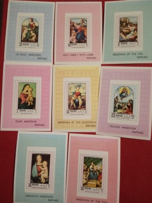 MANAMA, RAPHAEL - 8 COLIȚE MNH IMPERF. foto
