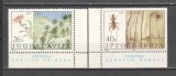 Iugoslavia.1984 Protejarea naturii-Flori si insecte SI.350