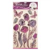 Autocolant Perete 3D, Flori și Fluturi, Multicolor, 31.5x60cm, Oem