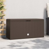 vidaXL Ladă de depozitare pentru grădină, maro, 114 x 47 x 60 cm
